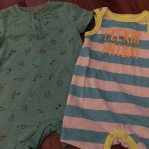 3-6 month rompers baby boy
